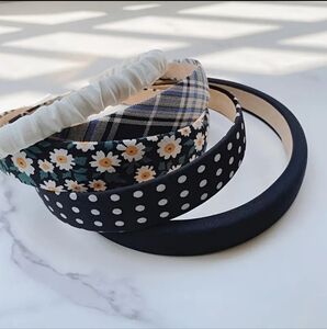 Women's Headband Set 5pc Black